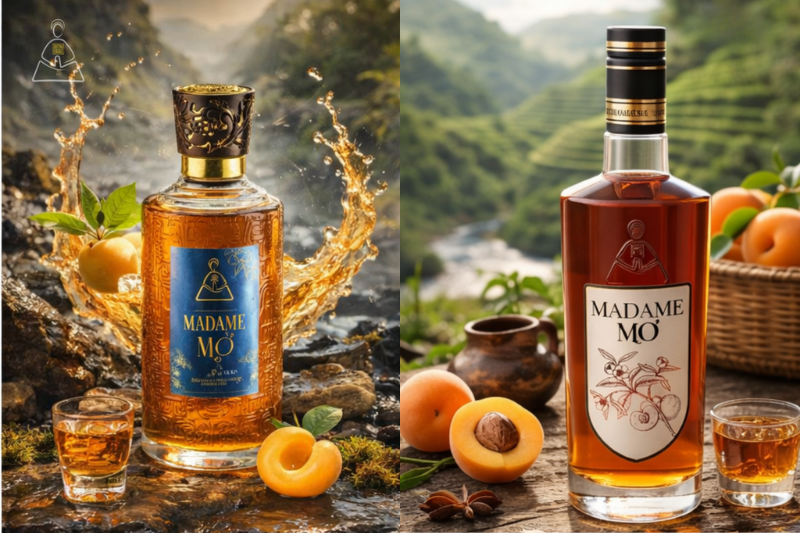 Phân loại các dòng rượu mơ và mức giá hiện nay