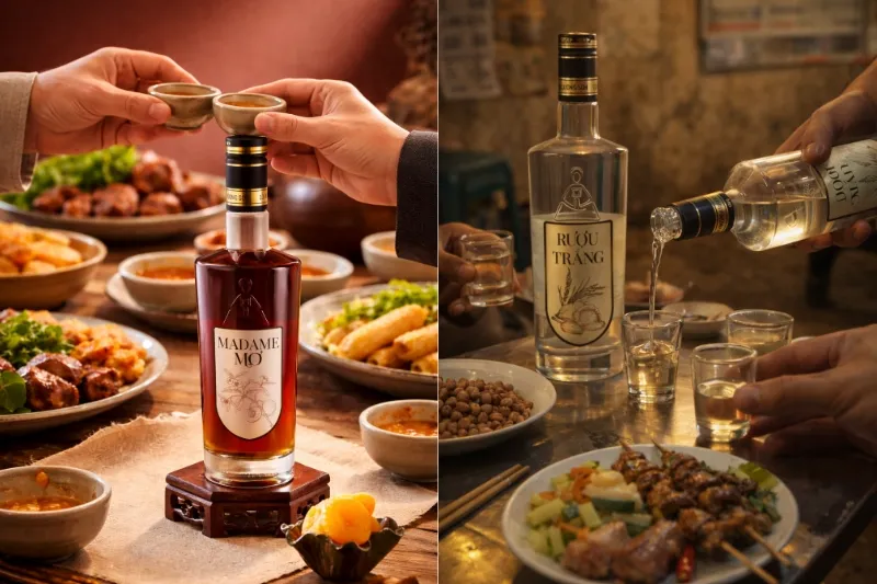 Top rượu ngon tiếp khách đến từ Mẫu